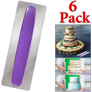 True Face 6 PCs Cake Decorating Comb Edge Smoother Cream Butter Baking Tool True Face 6 PCs Cake Decorating Comb Edge Smoother Cream Butter Baking Tool
