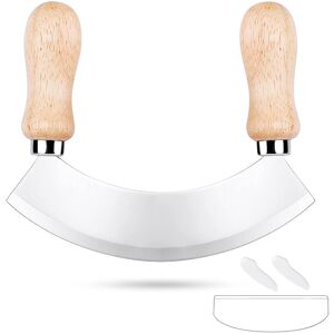 SEM Chopping Knife, Herb Knife with 1 Stainless Steel Blade, Pizza Cutter SEM Chopping Knife, Herb Knife with 1 Stainless Steel Blade, Pizza Cutter