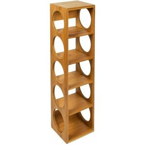 HYGRAD BUILT TO SURVIVE Bamboo Wooden Free Floor Standing Wine Rack Bottle Holder Organizer 5 Bottle HYGRAD BUILT TO SURVIVE Bamboo Wooden Free Floor Standing Wine Rack Bottle Holder Organizer 5 Bottle