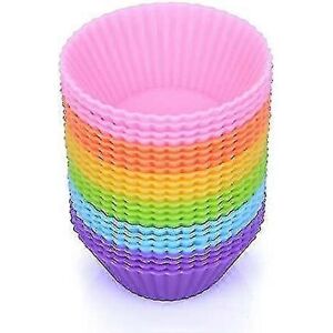 Unbranded Mini Muffin Pan - Reusable Silicone Cupcake Molds 24 PCS - Small Baking Cups Tru Unbranded Mini Muffin Pan - Reusable Silicone Cupcake Molds 24 PCS - Small Baking Cups Tru