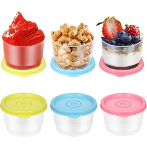 Unbranded 6 Pcs Small Kitchen Storage Containers with Lids, 160ML Airtight Food Container Unbranded 6 Pcs Small Kitchen Storage Containers with Lids, 160ML Airtight Food Container