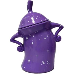 Unbranded (Purple) Canister With Attitude, Large Ceramics Jar With Lid, Cute Creative Food Unbranded (Purple) Canister With Attitude, Large Ceramics Jar With Lid, Cute Creative Food