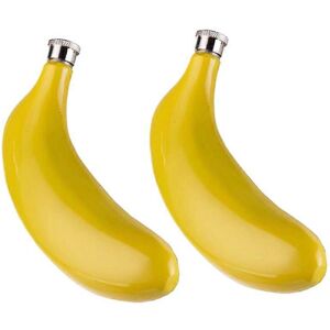 Unbranded 2 Pack Bar Drinking Accessories Tools 5 Oz Banana 304 Stainless Steel Hip Flask Unbranded 2 Pack Bar Drinking Accessories Tools 5 Oz Banana 304 Stainless Steel Hip Flask