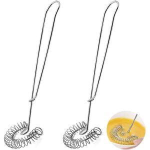 Unbranded Stainless Steel Manual Spiral Egg Beater Spring Cord 2 Pieces (D-583-A) Unbranded Stainless Steel Manual Spiral Egg Beater Spring Cord 2 Pieces (D-583-A)