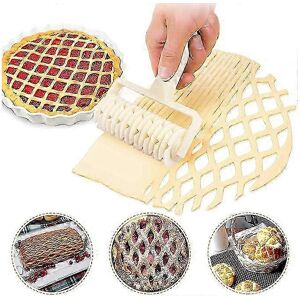 Unbranded Lattice Roller Cutter, Pie Pizza Cookie Dough Roller Lattice Household Baking Pa Unbranded Lattice Roller Cutter, Pie Pizza Cookie Dough Roller Lattice Household Baking Pa