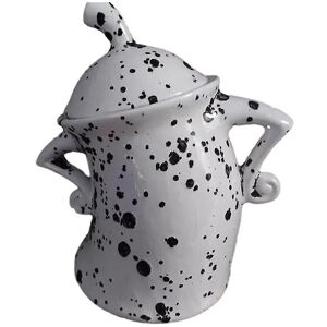 Unbranded (White) Canister With Attitude Cute Sassy Storage Canister Fun Ceramic Desktop O Unbranded (White) Canister With Attitude Cute Sassy Storage Canister Fun Ceramic Desktop O