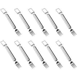 Unbranded 2-In-1 Stainless Steel Fruit Cutter, Dual Watermelon Cutter Slicer Tool, Portabl Unbranded 2-In-1 Stainless Steel Fruit Cutter, Dual Watermelon Cutter Slicer Tool, Portabl