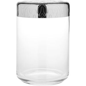 Alessi "Dressed" Glass Jar Hermetic Lid in 18/10 Stainless Steel Mirror Polished Alessi "Dressed" Glass Jar Hermetic Lid in 18/10 Stainless Steel Mirror Polished