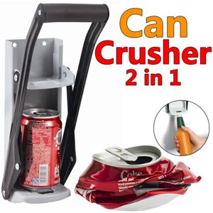 True Face Wall Mounted Can Crusher 16oz Heavy Duty Bottle Opener Recycling Tool True Face Wall Mounted Can Crusher 16oz Heavy Duty Bottle Opener Recycling Tool