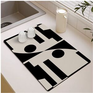 Unbranded (A-5, 50X80cm 19.7X31.5in) Kitchen countertop drain mat, household water absorbi Unbranded (A-5, 50X80cm 19.7X31.5in) Kitchen countertop drain mat, household water absorbi