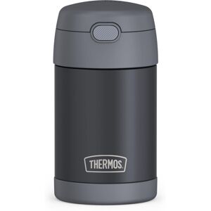 Thermos FUNTAINER Insulated Food Jar - 16 Ounce Matte Charcoal - Kid Friendly T Thermos FUNTAINER Insulated Food Jar - 16 Ounce Matte Charcoal - Kid Friendly T