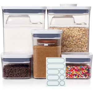 OXO Good Grips 8-Piece POP Container Baking Set with 5 Labels OXO Good Grips 8-Piece POP Container Baking Set with 5 Labels