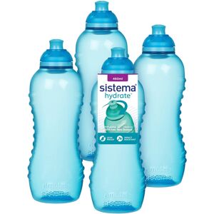 Sistema Squeeze Twist 'n' Sip Sports Water Bottles 460 ml Leakproof Kids Wat Sistema Squeeze Twist 'n' Sip Sports Water Bottles 460 ml Leakproof Kids Wat
