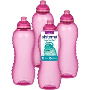 Sistema Squeeze Twist 'n' Sip Sports Water Bottles 460 ml Leakproof Kids Wat Sistema Squeeze Twist 'n' Sip Sports Water Bottles 460 ml Leakproof Kids Wat