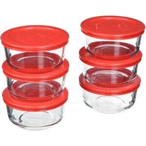 Pyrex 6-Piece Glass Food Storage Set with Lids ( 12-Piece) Pyrex 6-Piece Glass Food Storage Set with Lids ( 12-Piece)