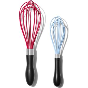 OXO Good Grips 2-Piece Silicone Whisk Set OXO Good Grips 2-Piece Silicone Whisk Set