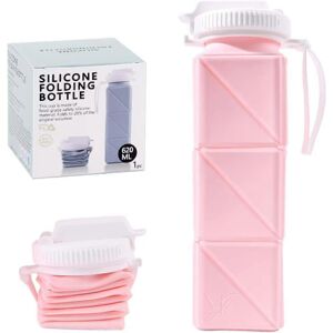 Unbranded (Pink) Collapsible Water Bottles Leakproof Lid,Food-Grade BPA-Free Silicone Trav Unbranded (Pink) Collapsible Water Bottles Leakproof Lid,Food-Grade BPA-Free Silicone Trav