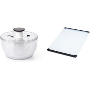 OXO Good Grips Salad Spinner & Good Grips Utility Cutting Board OXO Good Grips Salad Spinner & Good Grips Utility Cutting Board