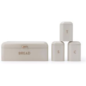 Salter Pebble 4-Piece Countertop Set - Includes Bread Bin, Tea, Sugar, Coffee Ca Salter Pebble 4-Piece Countertop Set - Includes Bread Bin, Tea, Sugar, Coffee Ca