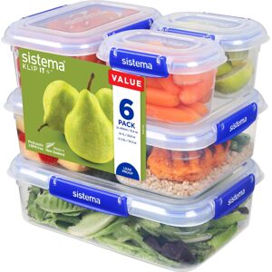 Sistema KLIP IT PLUS Leakproof Food Storage Containers 2.2 L, 1 L, 400 ml Ai Sistema KLIP IT PLUS Leakproof Food Storage Containers 2.2 L, 1 L, 400 ml Ai