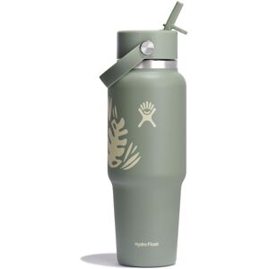 Hydro Flask 32 Oz Wide Flex Straw Travel Bottle Botanical Bliss Agave Hydro Flask 32 Oz Wide Flex Straw Travel Bottle Botanical Bliss Agave