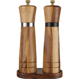 Typecat Salt and Pepper Grinder Set,Wooden Mill Shaker Easy Adjustable Ceramic Coarsenes Typecat Salt and Pepper Grinder Set,Wooden Mill Shaker Easy Adjustable Ceramic Coarsenes
