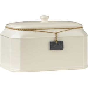 Premier Housewares Rural Touch Dolomite Bread bin Tagged Biscuit Tin with Lid Bi Premier Housewares Rural Touch Dolomite Bread bin Tagged Biscuit Tin with Lid Bi