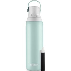 Brita Stainless Steel Premium Filtering Water Bottle BPA-Free Reusable Insula Brita Stainless Steel Premium Filtering Water Bottle BPA-Free Reusable Insula