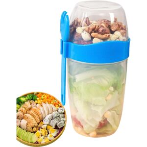 Unbranded (Blue) Yogurt Parfait Cups, 870ml Oats Jars, Wear-Resistant Oats Container Cerea Unbranded (Blue) Yogurt Parfait Cups, 870ml Oats Jars, Wear-Resistant Oats Container Cerea