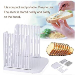 Unbranded Durable Abs Bread Slicing Tools Bread Cutter Mold Loaf Cutting Tool Toast Sandwi Unbranded Durable Abs Bread Slicing Tools Bread Cutter Mold Loaf Cutting Tool Toast Sandwi
