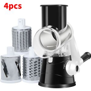 Unbranded (Black) Stainless Rotary Grater Handheld Cheese Vegetables Slicer Nuts Peeler Gr Unbranded (Black) Stainless Rotary Grater Handheld Cheese Vegetables Slicer Nuts Peeler Gr
