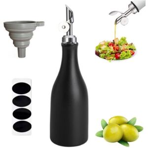 Unbranded (Black) Ceramic Olive Oil Bottle Dispenser,10 Oz Large Capacity Oil and Vinegar Unbranded (Black) Ceramic Olive Oil Bottle Dispenser,10 Oz Large Capacity Oil and Vinegar