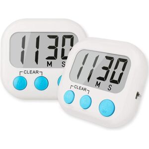 Unbranded 2 Pack Digital Kitchen Timer for Cooking Big Digits Loud Alarm Magnetic Backing Unbranded 2 Pack Digital Kitchen Timer for Cooking Big Digits Loud Alarm Magnetic Backing