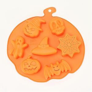Kikidex (As show, One size) Halloween Silicone Moulds, Halloween Chocolate Mould Silicon Kikidex (As show, One size) Halloween Silicone Moulds, Halloween Chocolate Mould Silicon