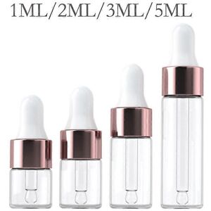 Unbranded (3ml, One size) 100pcs/Pack 1ml 2ml 3ml 5ml Dropper Bottle Empty Rose Gold Esse Unbranded (3ml, One size) 100pcs/Pack 1ml 2ml 3ml 5ml Dropper Bottle Empty Rose Gold Esse