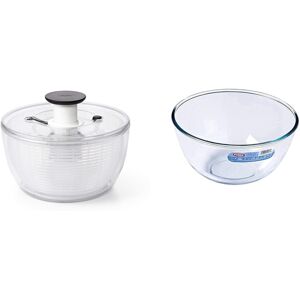 OXO Good Grips Salad Spinner & Pyrex Glass Bowl 3.0L, Pack of 1 OXO Good Grips Salad Spinner & Pyrex Glass Bowl 3.0L, Pack of 1