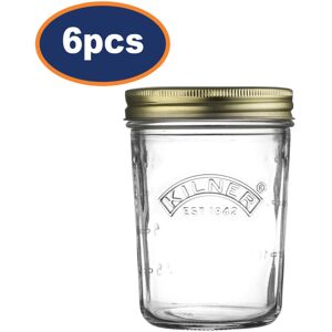 Kilner 6pc 350ml Kitchen Storage Food Preserving Wide Mouth Glass Preserve Jar Kilner 6pc 350ml Kitchen Storage Food Preserving Wide Mouth Glass Preserve Jar