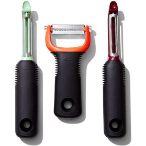 OXO Good Grips 3-Piece Peeler Set - Beet Fennel Yam OXO Good Grips 3-Piece Peeler Set - Beet Fennel Yam