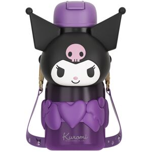 Unbranded (Plastic Kuromi) Kids Sanrio Kuromi Thermos Cup With Leakproof Straw For School Unbranded (Plastic Kuromi) Kids Sanrio Kuromi Thermos Cup With Leakproof Straw For School