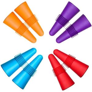 Unbranded (As show, One size) 8 Pieces Wine Stoppers, Reusable Silicone Beverage Bottle Se Unbranded (As show, One size) 8 Pieces Wine Stoppers, Reusable Silicone Beverage Bottle Se
