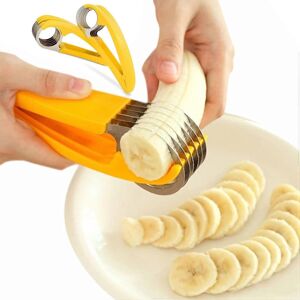 Unbranded (As show, One size) 2 Pcs Banana Cutter, Stainless Steel Banana Cutter, Banana S Unbranded (As show, One size) 2 Pcs Banana Cutter, Stainless Steel Banana Cutter, Banana S