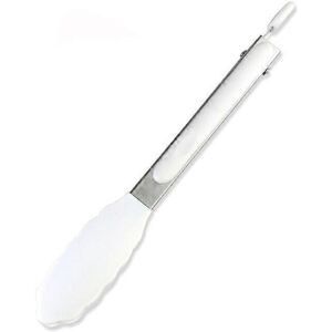 Unbranded (As show, One size) 27.5cm Silicone Serving Tongs Set (White) Unbranded (As show, One size) 27.5cm Silicone Serving Tongs Set (White)