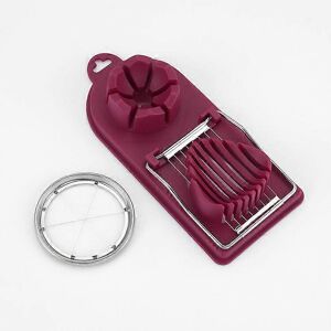 Unbranded (As show, One size) Red Egg Cutter, Sliced Egg Divider, Manual Egg Cutter, 2 Dif Unbranded (As show, One size) Red Egg Cutter, Sliced Egg Divider, Manual Egg Cutter, 2 Dif