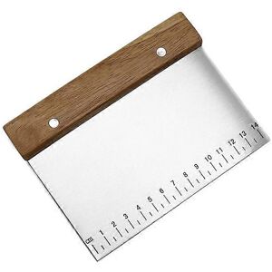 Unbranded (As show, One size) Multipurpose stainless steel scraper, graduated baking scrap Unbranded (As show, One size) Multipurpose stainless steel scraper, graduated baking scrap