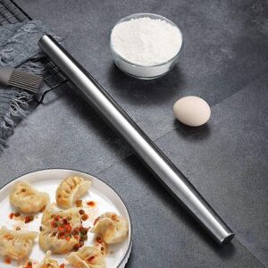 Unbranded (As show, One size) Stainless Steel Rolling Pin Matte Finish for Baking Pizza Do Unbranded (As show, One size) Stainless Steel Rolling Pin Matte Finish for Baking Pizza Do