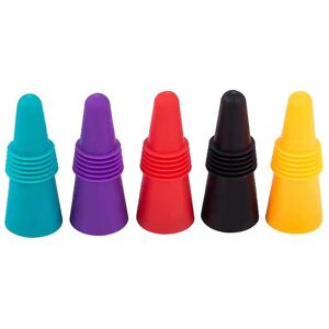 Unbranded (As show, One size) 10 Pieces Wine Stoppersrandom Color, Reusable Silicone Bever Unbranded (As show, One size) 10 Pieces Wine Stoppersrandom Color, Reusable Silicone Bever