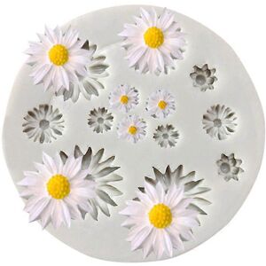 Unbranded (As show, One size) daisy silicone flower mould daisy cake mould fondant chocola Unbranded (As show, One size) daisy silicone flower mould daisy cake mould fondant chocola
