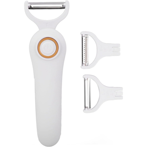 Unbranded Electric Peeler With 3 Stainless Steel Blades, 3 In 1 Electric Potato Peeler Set Unbranded Electric Peeler With 3 Stainless Steel Blades, 3 In 1 Electric Potato Peeler Set