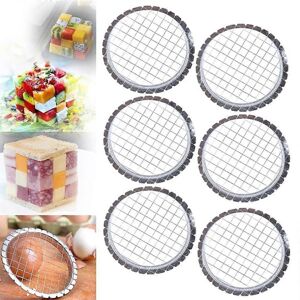 Unbranded (As show, One size) 6 PCS Egg Chopper Hard Boiled Egg Slicer Fruit Salads Cutter Unbranded (As show, One size) 6 PCS Egg Chopper Hard Boiled Egg Slicer Fruit Salads Cutter