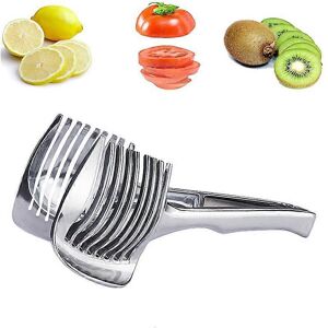 Unbranded (As show, One size) Kitchen Gadgets Handy Aluminum alloy Onion Holder Potato Tom Unbranded (As show, One size) Kitchen Gadgets Handy Aluminum alloy Onion Holder Potato Tom